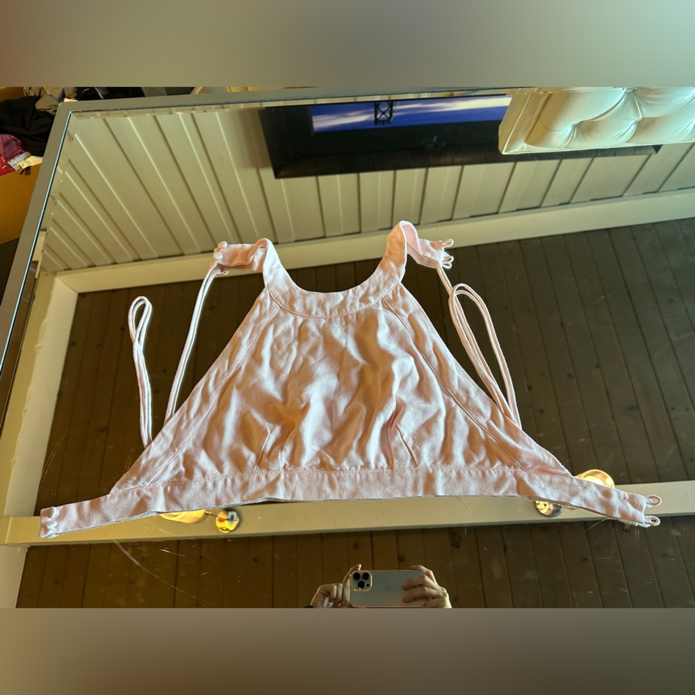 Trois the Label crop top s pink